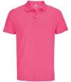 04442 Pitcher SOL'S Unisex Pitcher Recycled Polyester Piqué Polo Shirt ribbon pink colour image